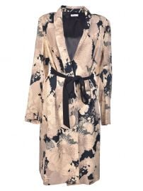 Dries van Noten Floral Print Coat at Italist